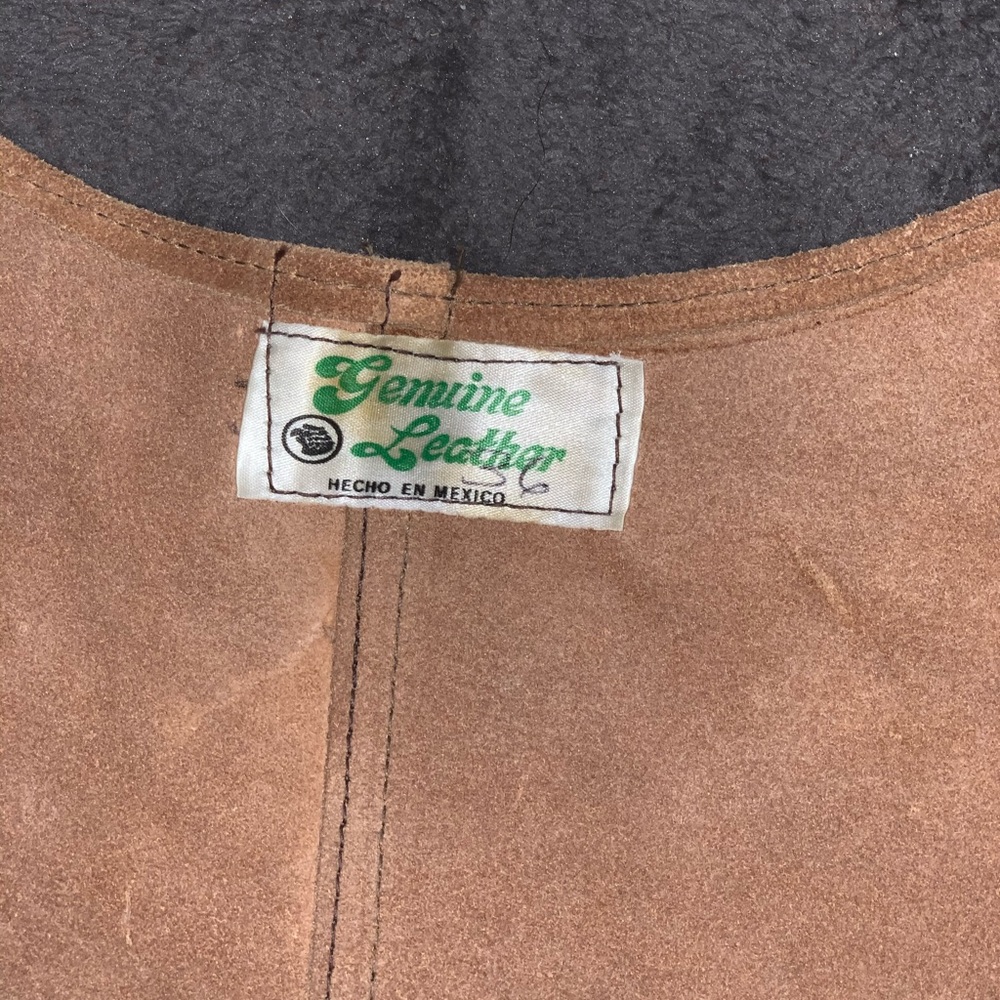 Custom leather vest - Picture 3 of 3